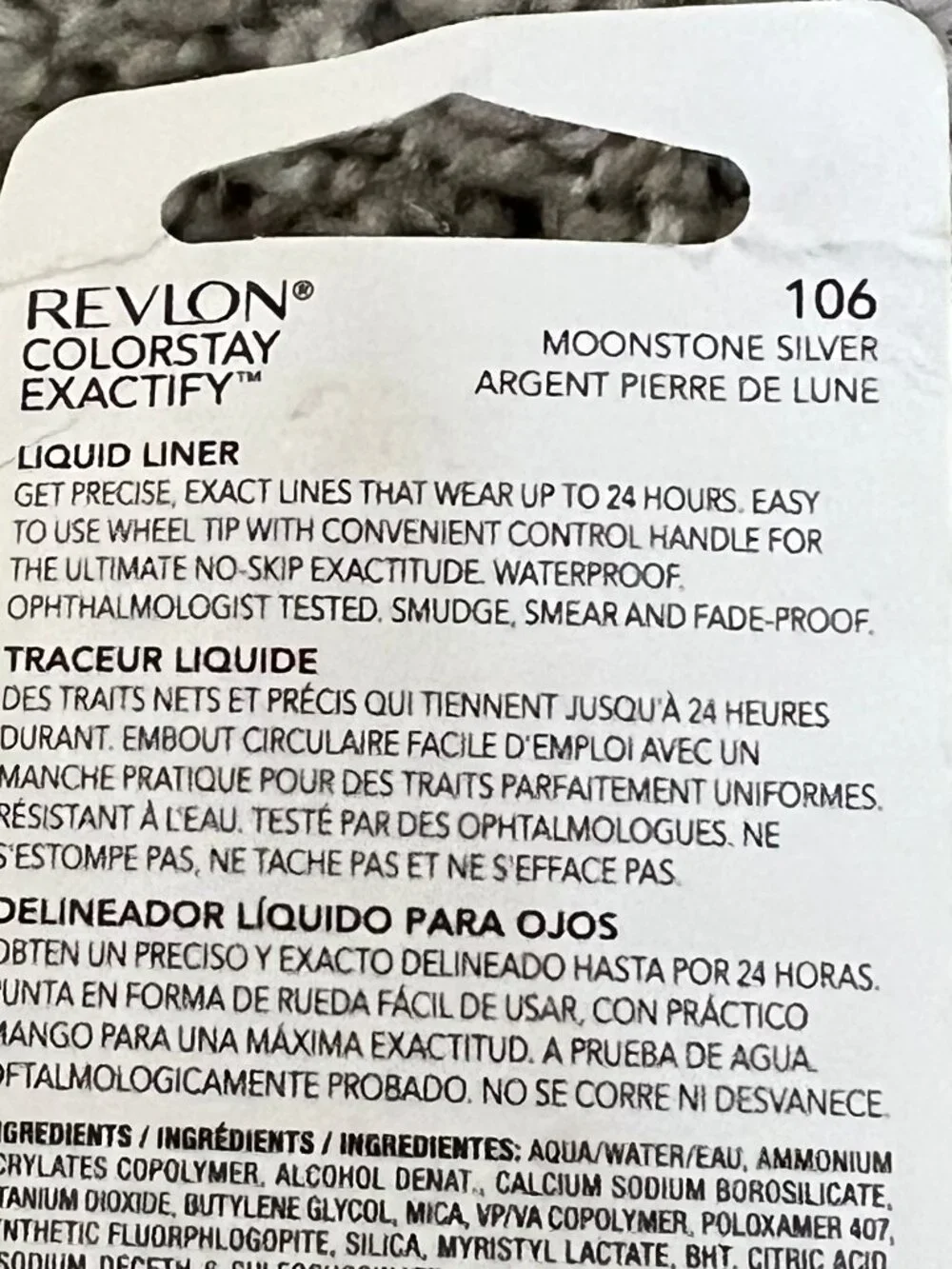 Revlon Colorstay Exactify Liquid Liner, Moonstone Silver, 0.03 Fluid Ounce